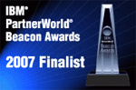 2007 IBM Beacon Award Finalist for Best Industry Optimized Solution